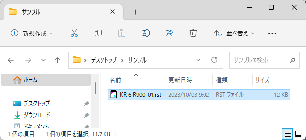 保存ファイル