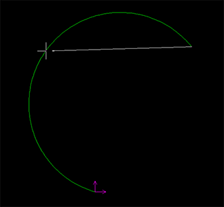 緑の配置ガイド線で方向を指定