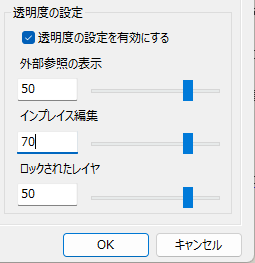 オプション 表示