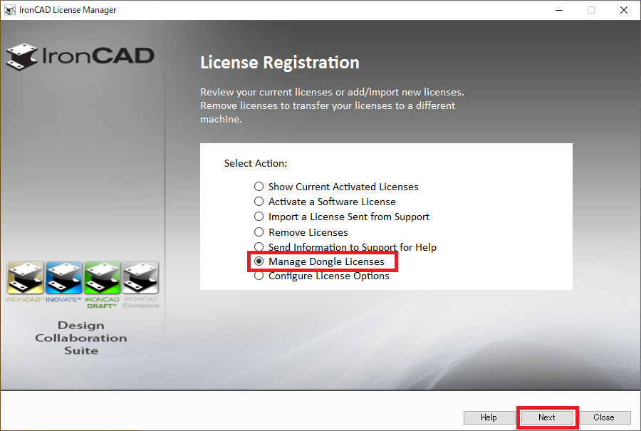 IronCAD License Manager