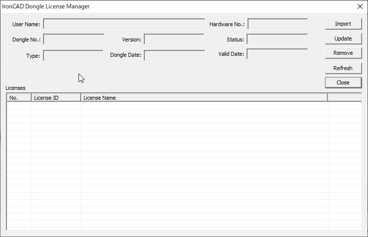 IronCAD Dongle License Manager
