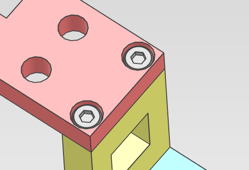 ボルトが正しく収まる
