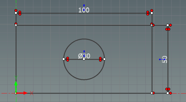 寸法のインポート